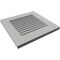 Ekena Millwork 12"W x 12"H True Fit PVC Louver Shutters Sample, Hailstorm Gray SAMPLE-TFPLVST - alternate 4